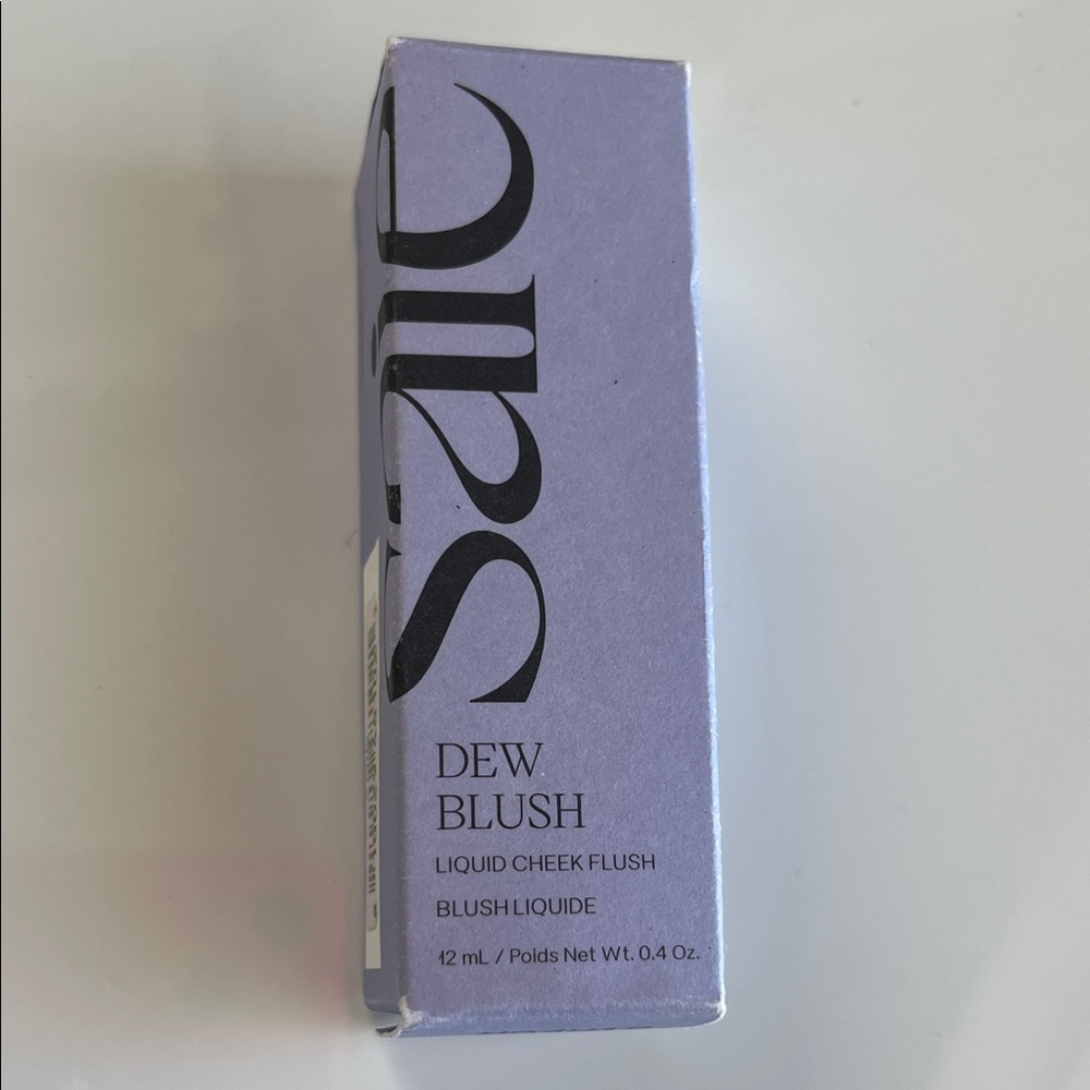Saie Dew Blush Liquid Cheek Flush – Chilly Mauve, 0.4 oz | Clean Beauty, Radiant